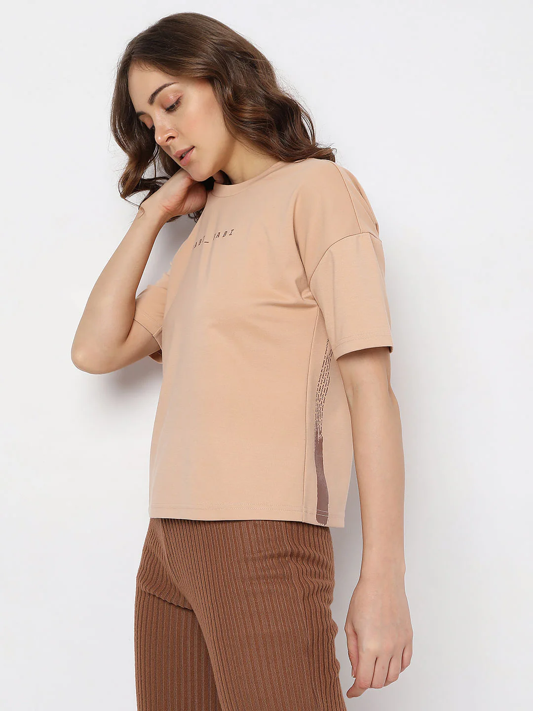 Peach Brown T-Shirt - Image 3
