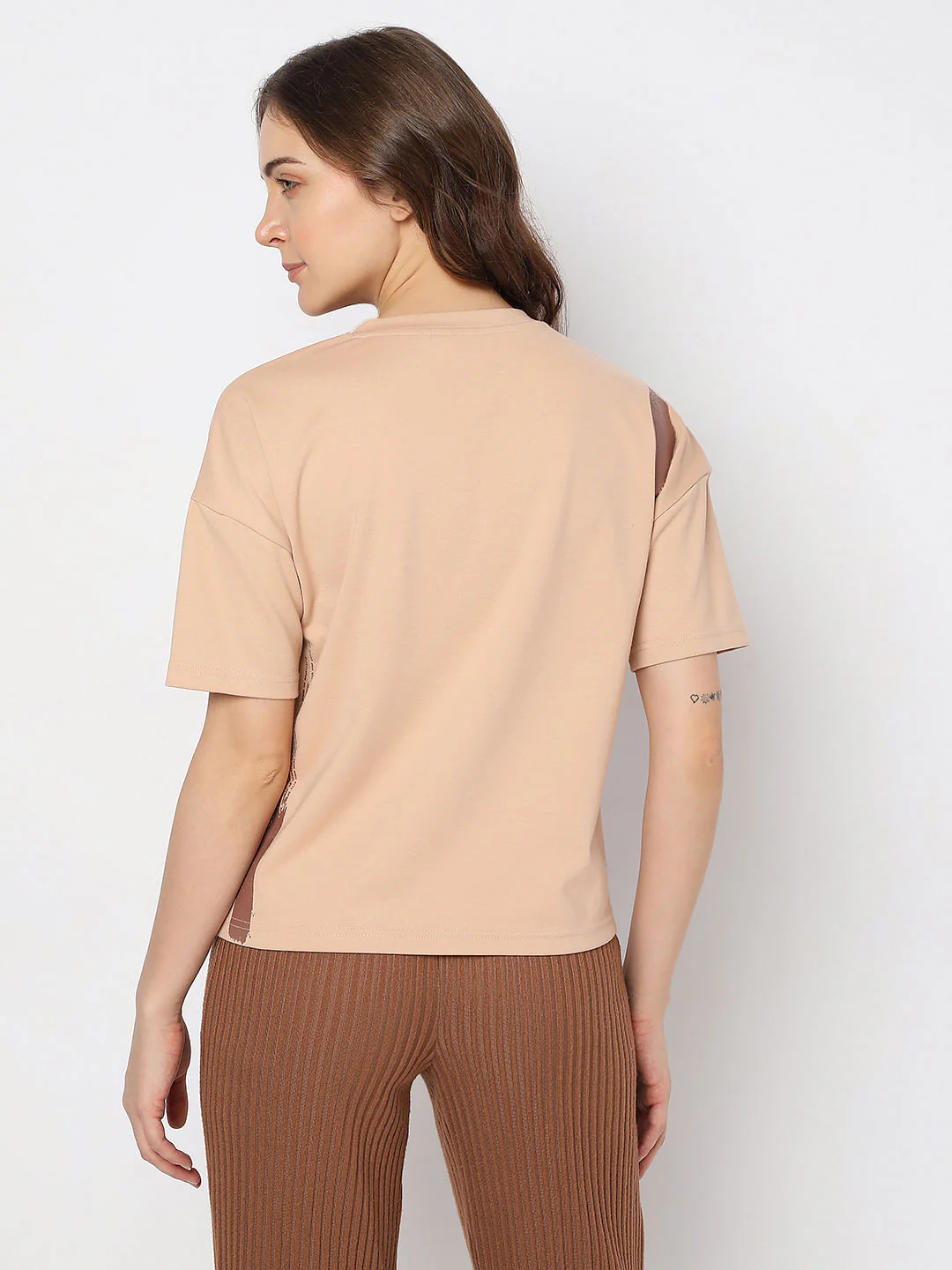 Peach Brown T-Shirt - Image 4