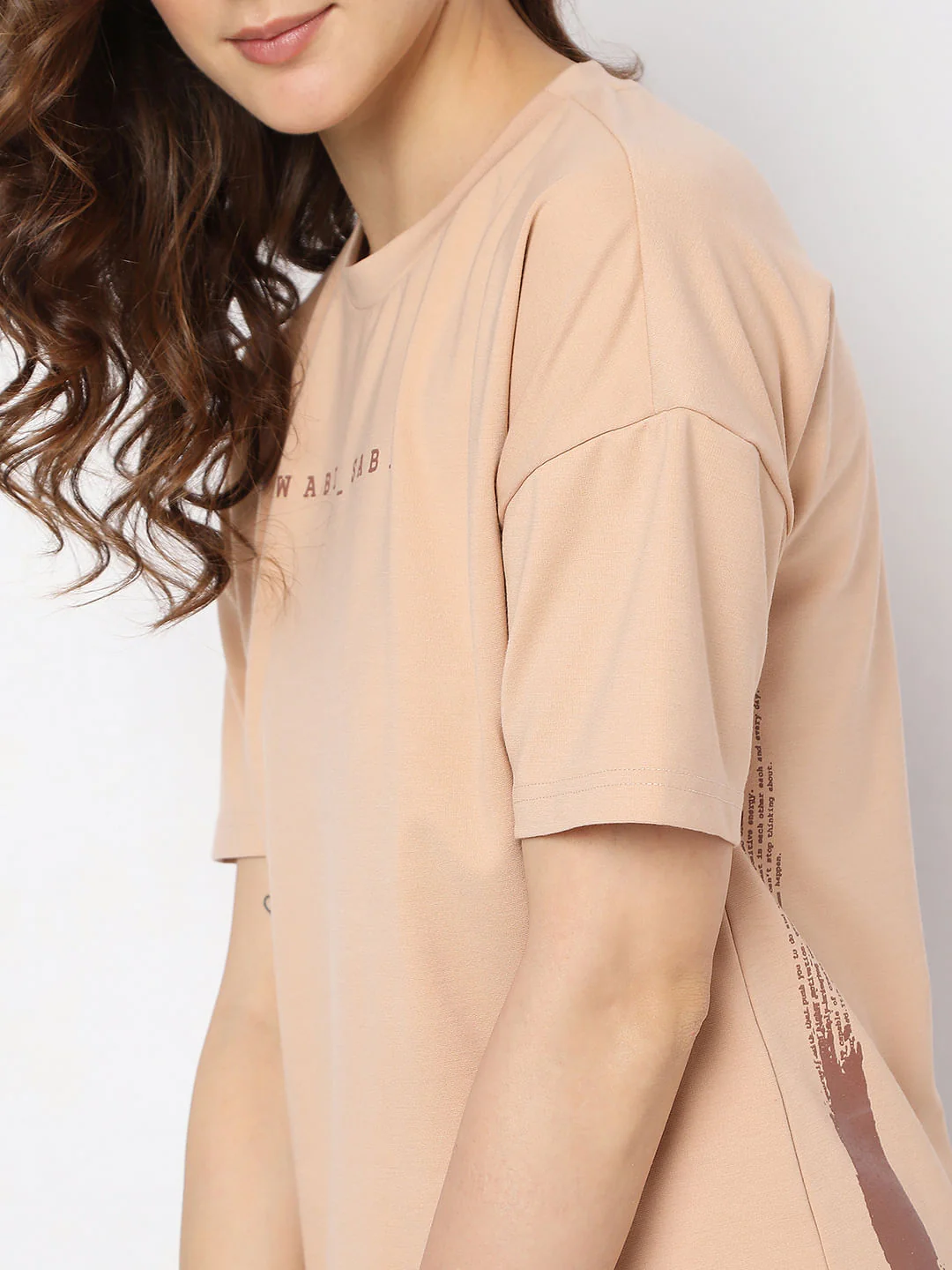 Peach Brown T-Shirt - Image 6