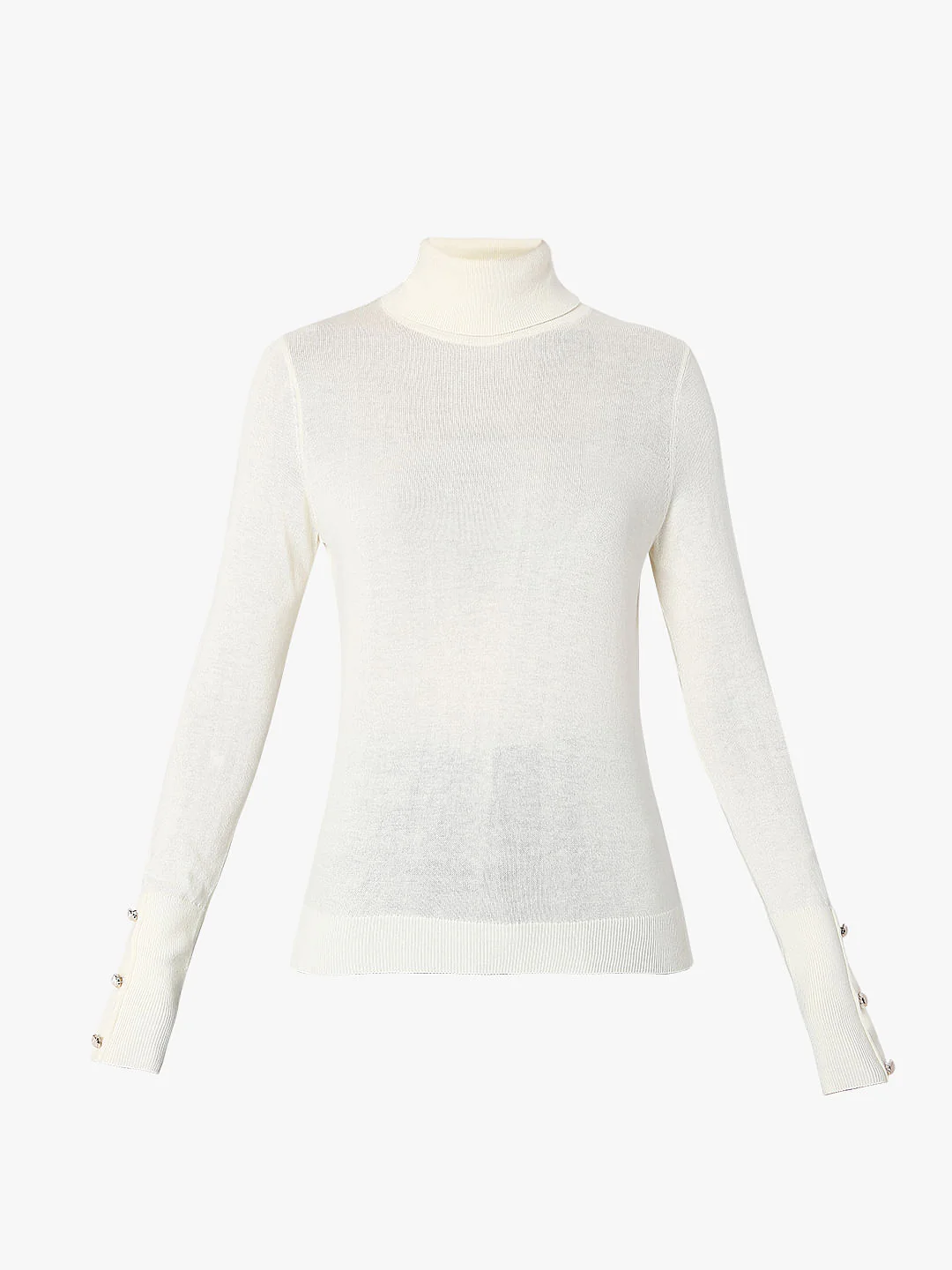 Off-White Roll Neck Sweater - Image 7