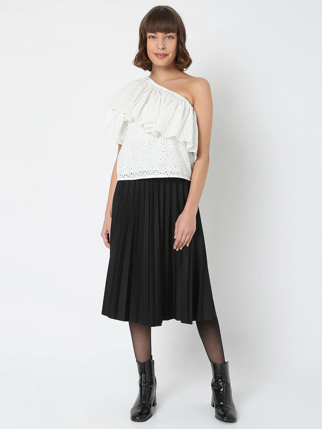 White One-Shoulder Top - Image 5