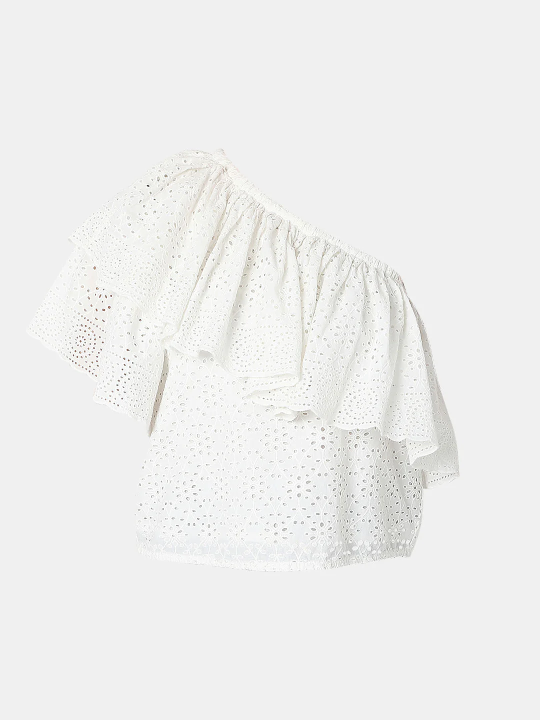 White One-Shoulder Top - Image 7