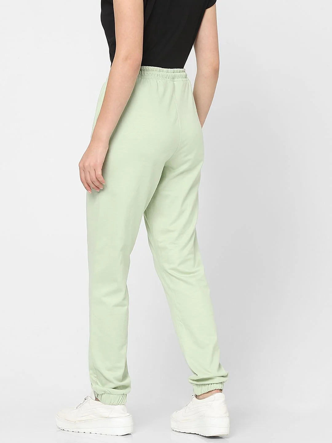 Green High Rise Co-Ord Set Joggers - Image 4