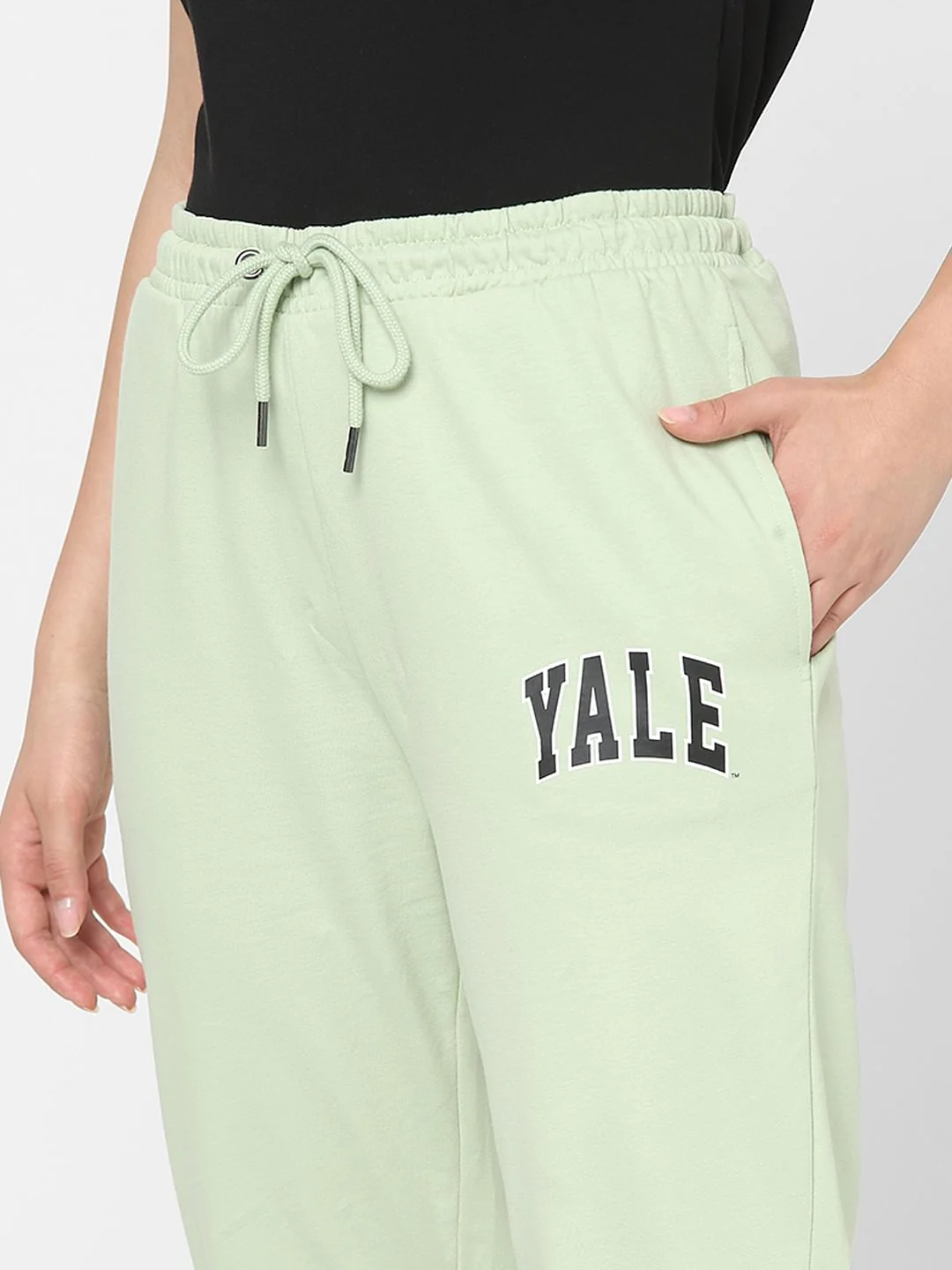 Green High Rise Co-Ord Set Joggers - Image 5