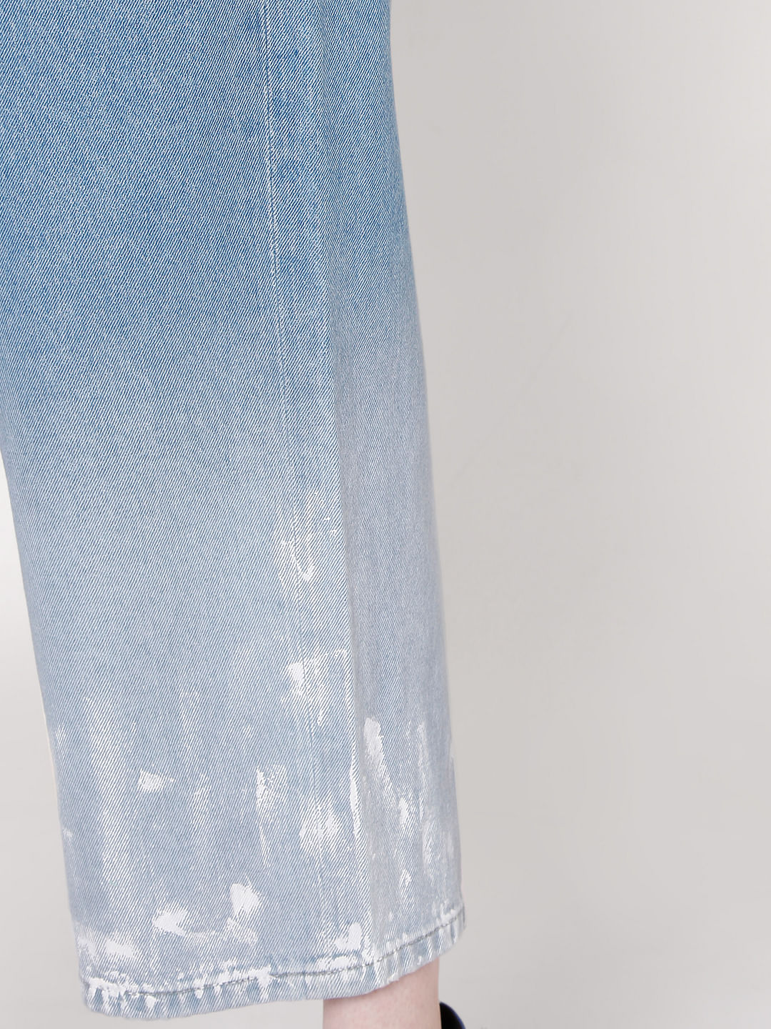 Blue High Rise Ombre Flared Jeans - Image 5