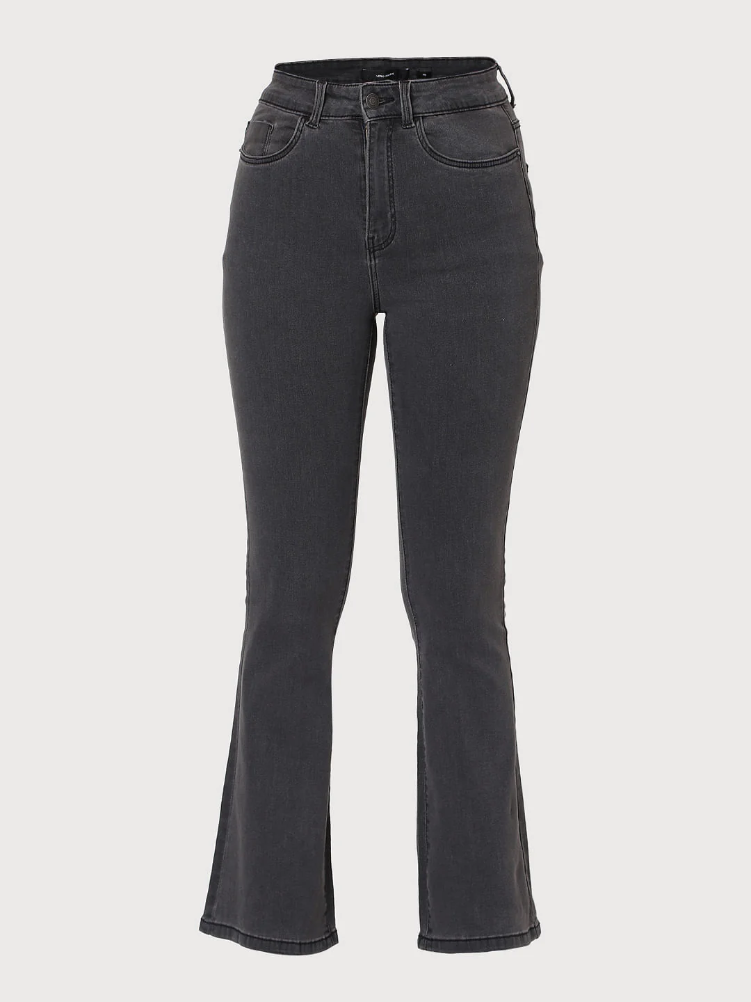 Black High Rise Bootcut Jeans - Image 7