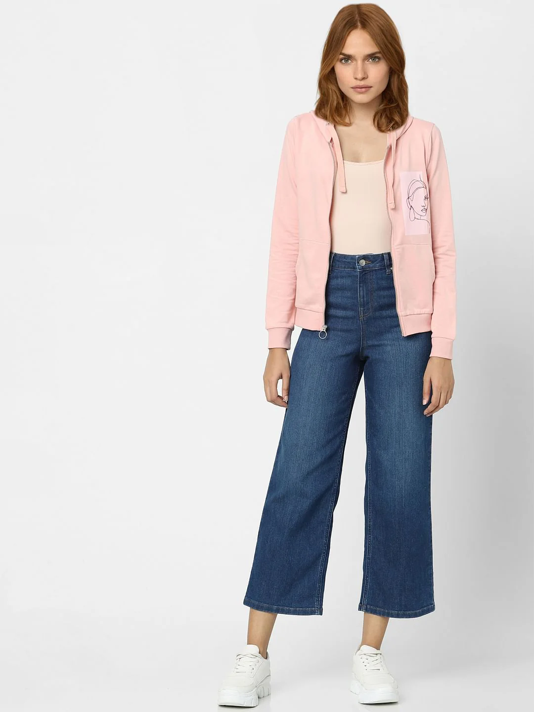 Pink Graphic Print Sweatshirt - Image 4