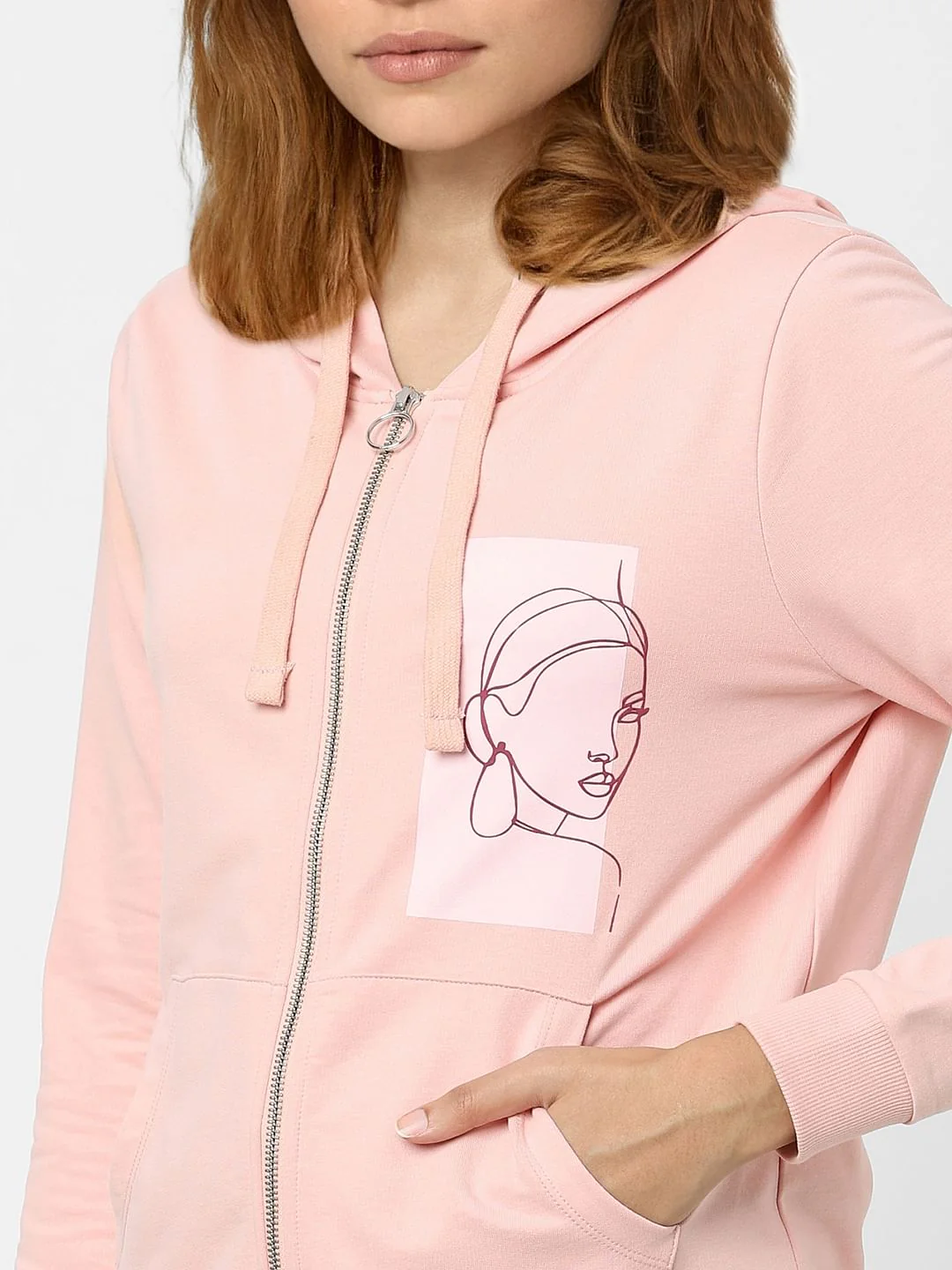 Pink Graphic Print Sweatshirt - Image 5