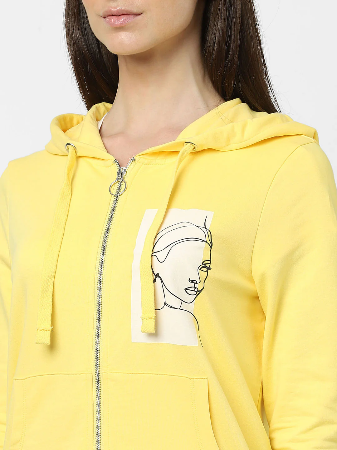 Yellow Graphic Print Sweatshirt - Image 5