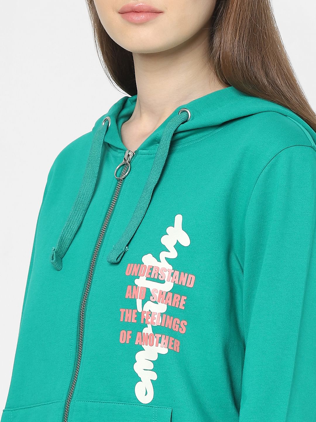 Green Graphic Print Sweatshirt - Image 5