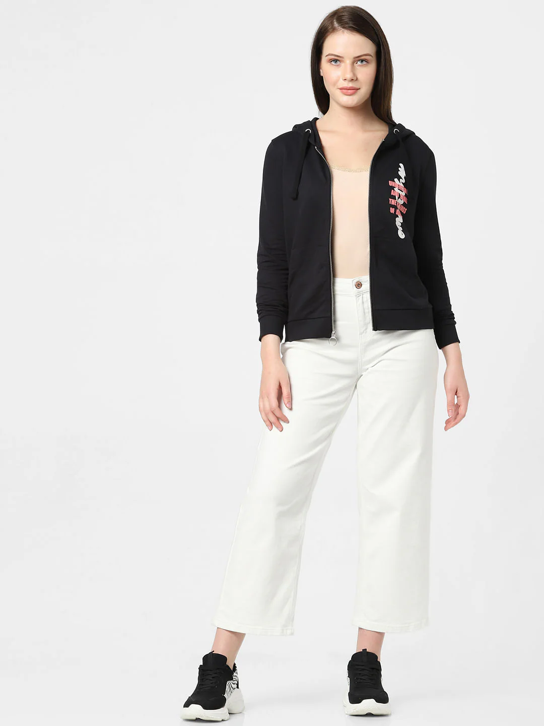 Black Graphic Print Sweatshirt - Image 5