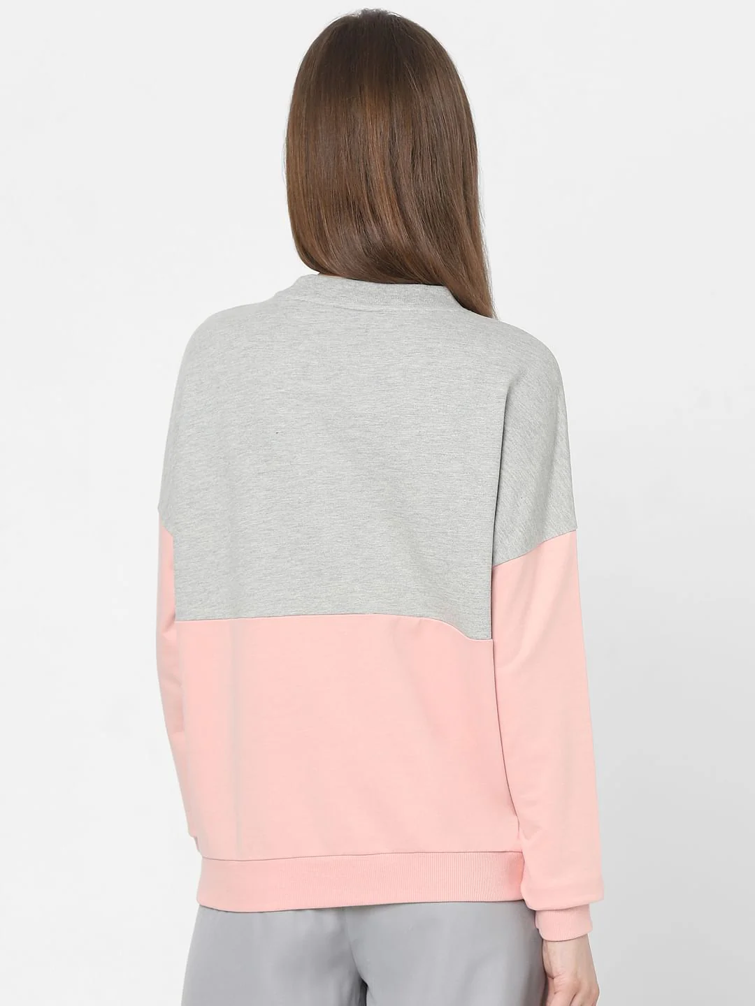 Pink Colourblocked Sweatshirt - Image 3