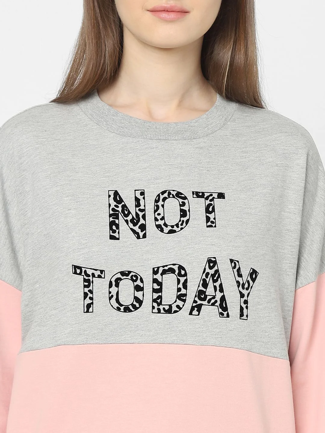 Pink Colourblocked Sweatshirt - Image 5