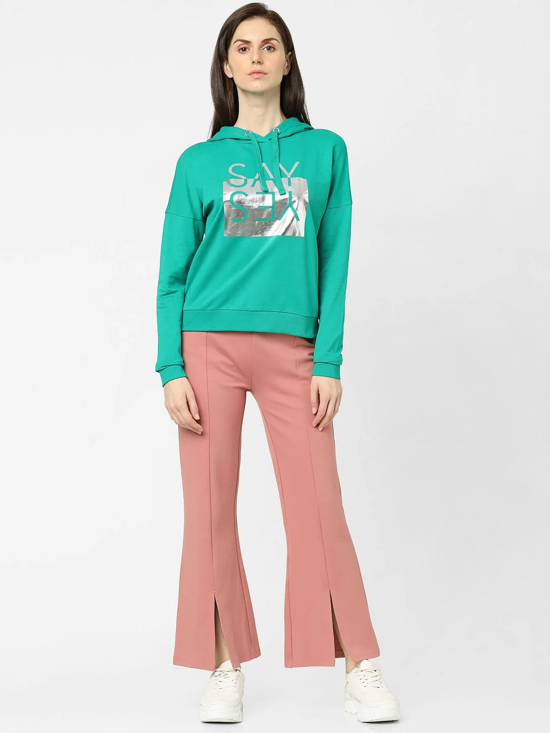 Green Hooded Sweatshirt - Image 4