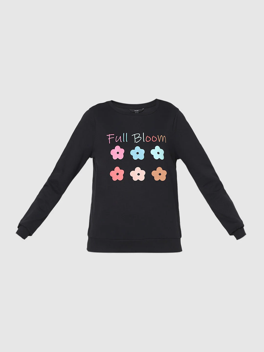 Black Graphic Print Sweatshirt - Image 6