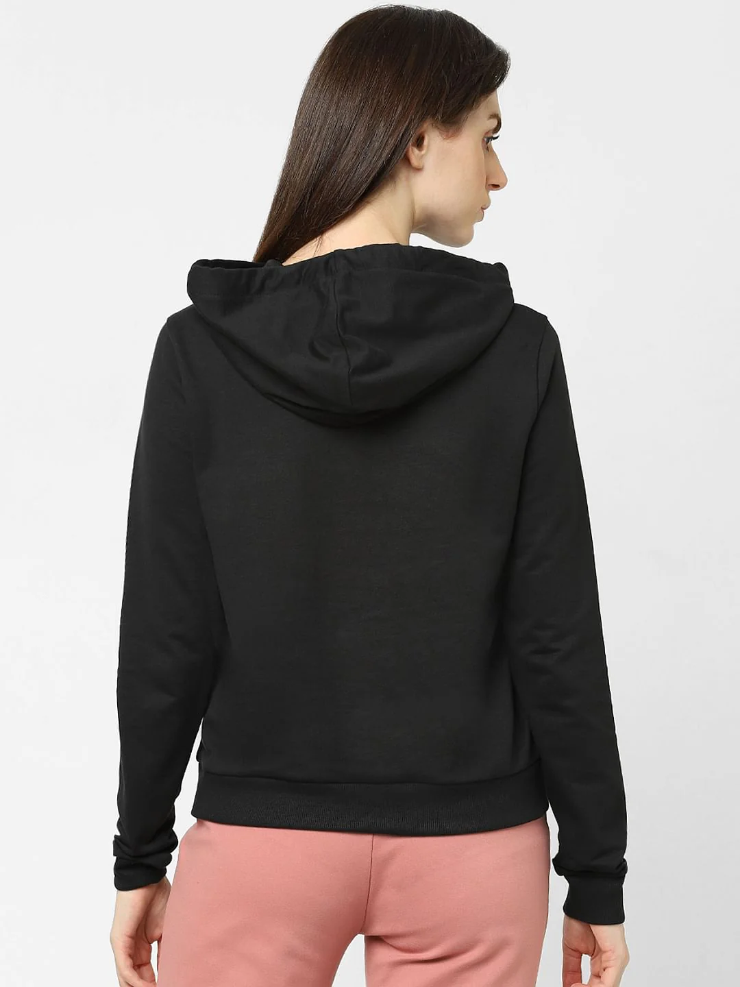 Black Typographic Print Sweatshirt - Image 3