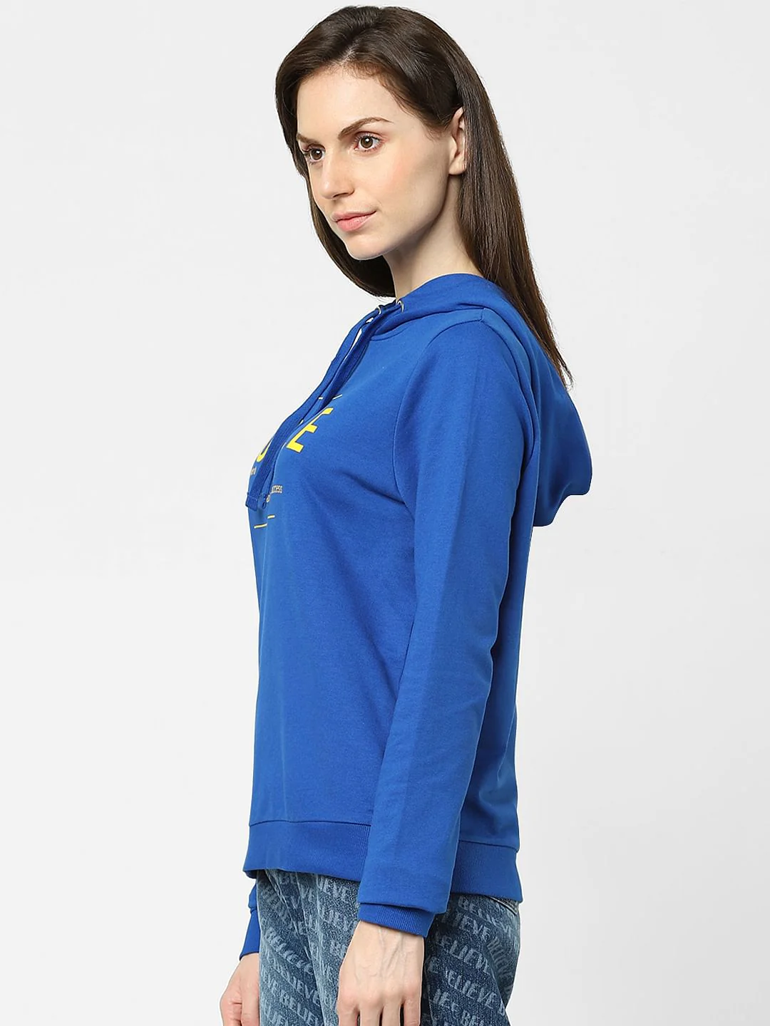 Blue Typographic Print Sweatshirt - Image 2
