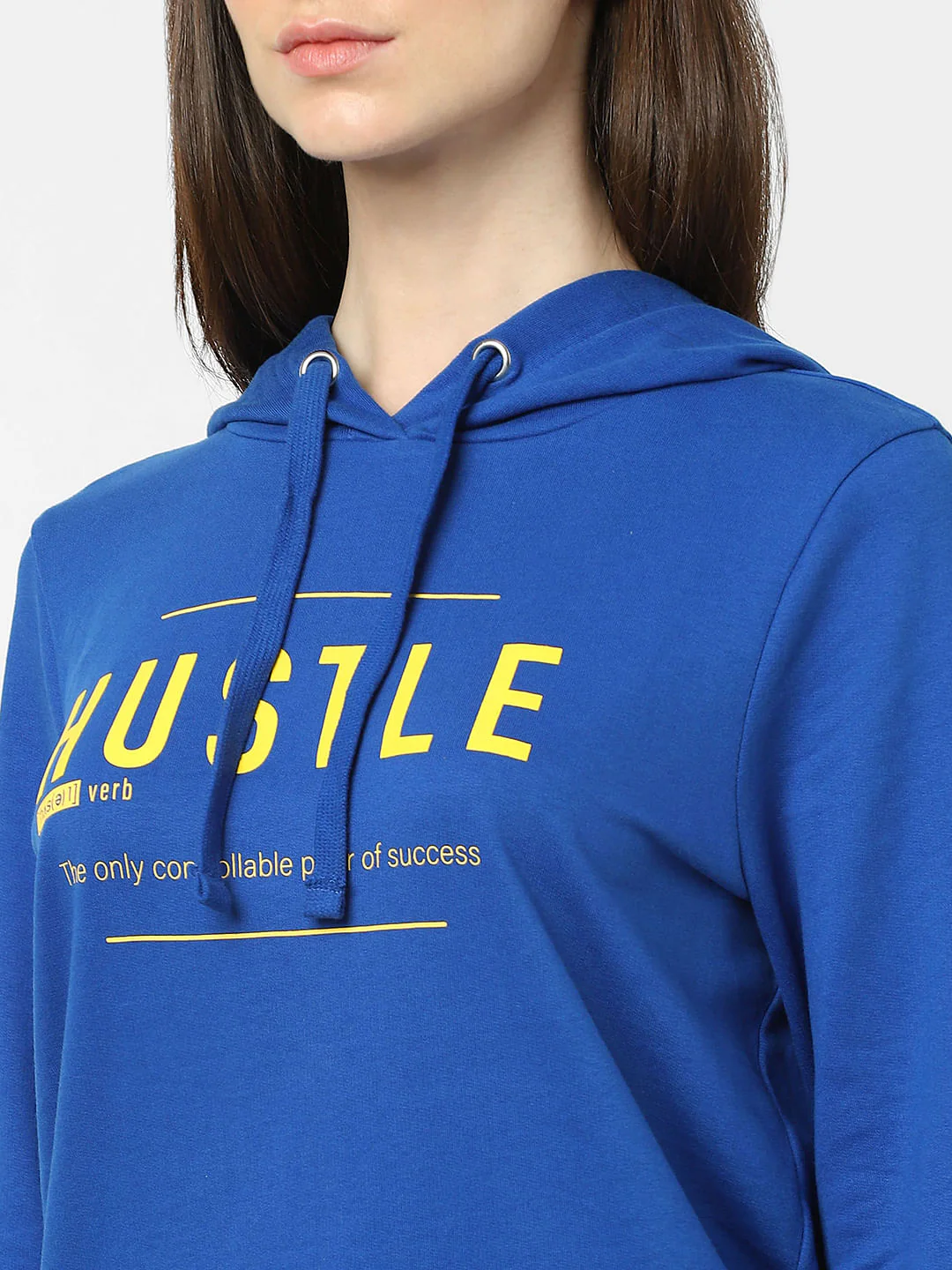 Blue Typographic Print Sweatshirt - Image 5