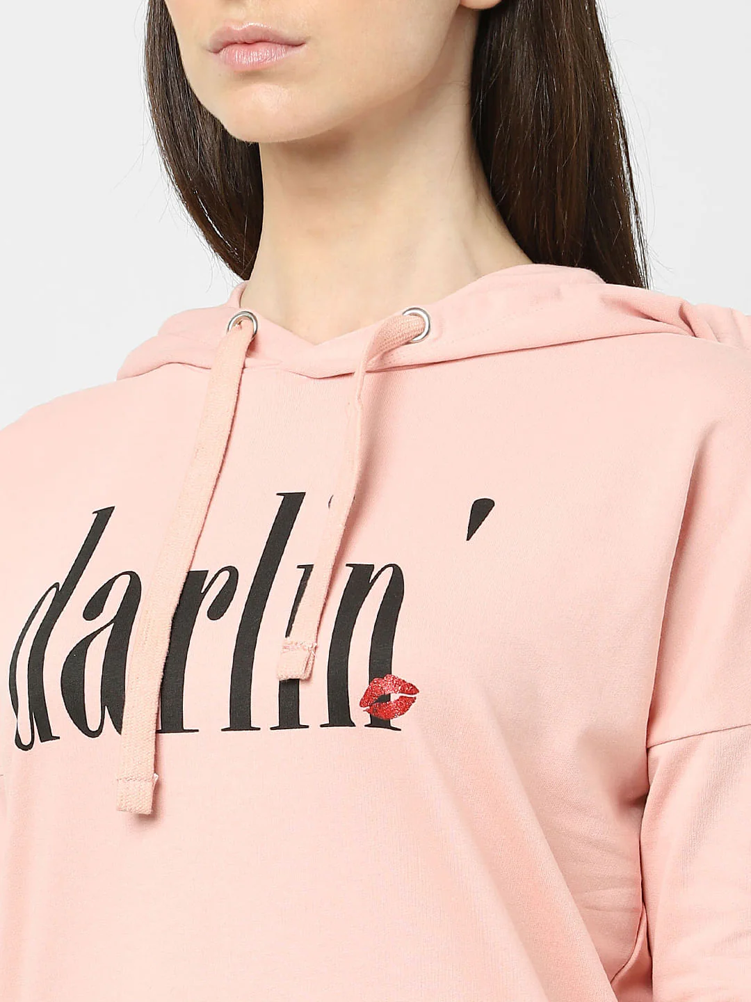 Pink Typographic Print Sweatshirt - Image 5