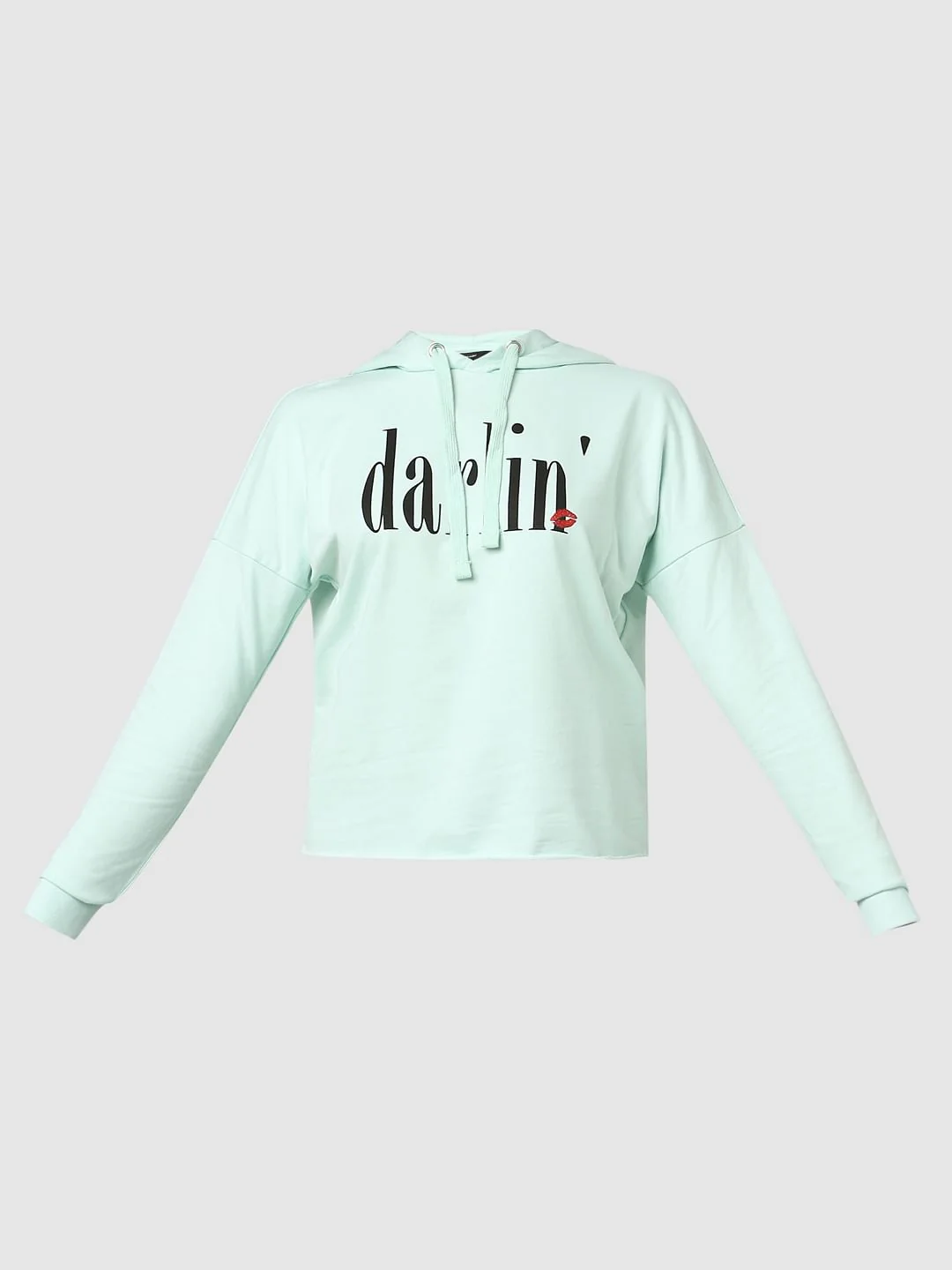 Blue Typographic Print Sweatshirt - Image 6
