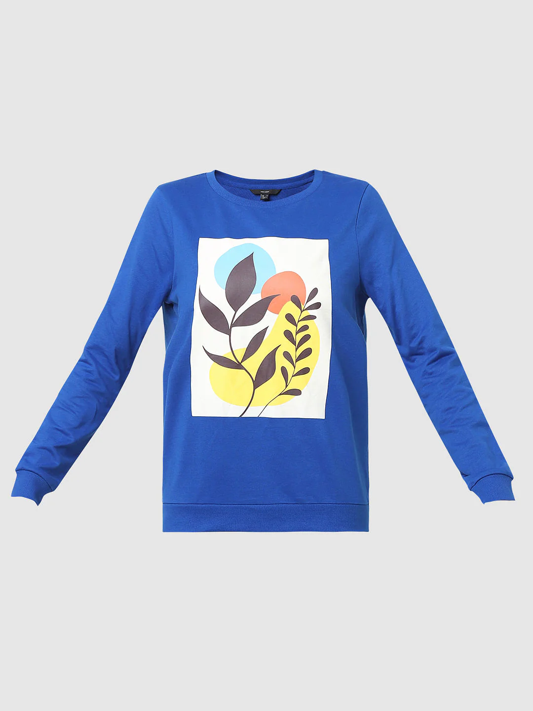 Dark Blue Graphic Print Sweatshirt - Image 6