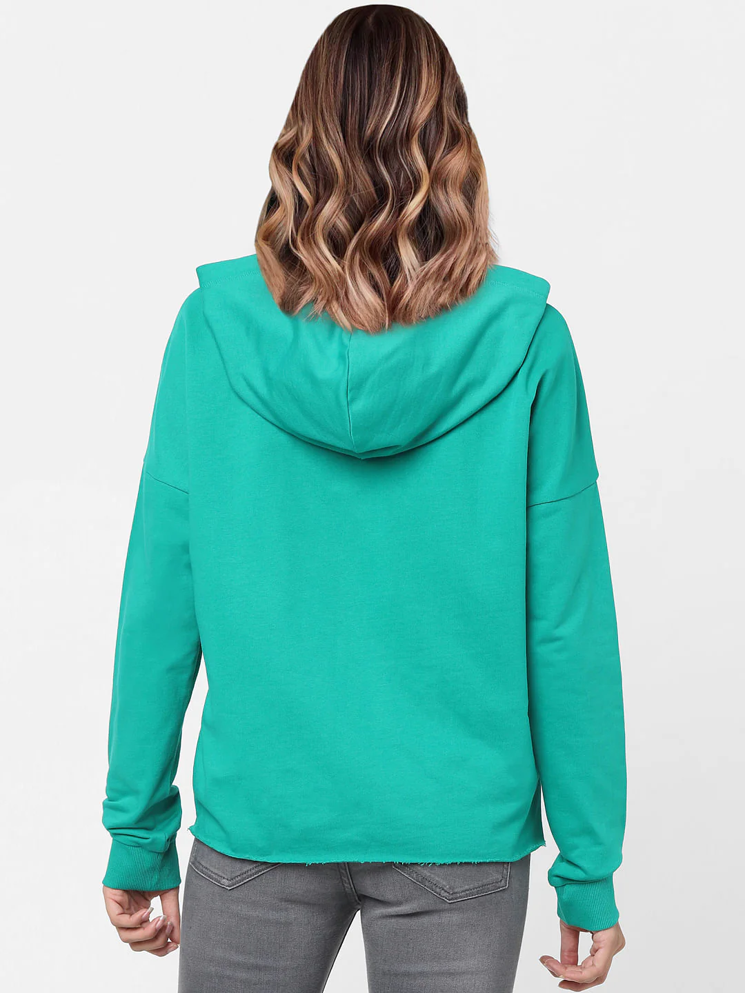 Green Typographic Print Sweatshirt - Image 3