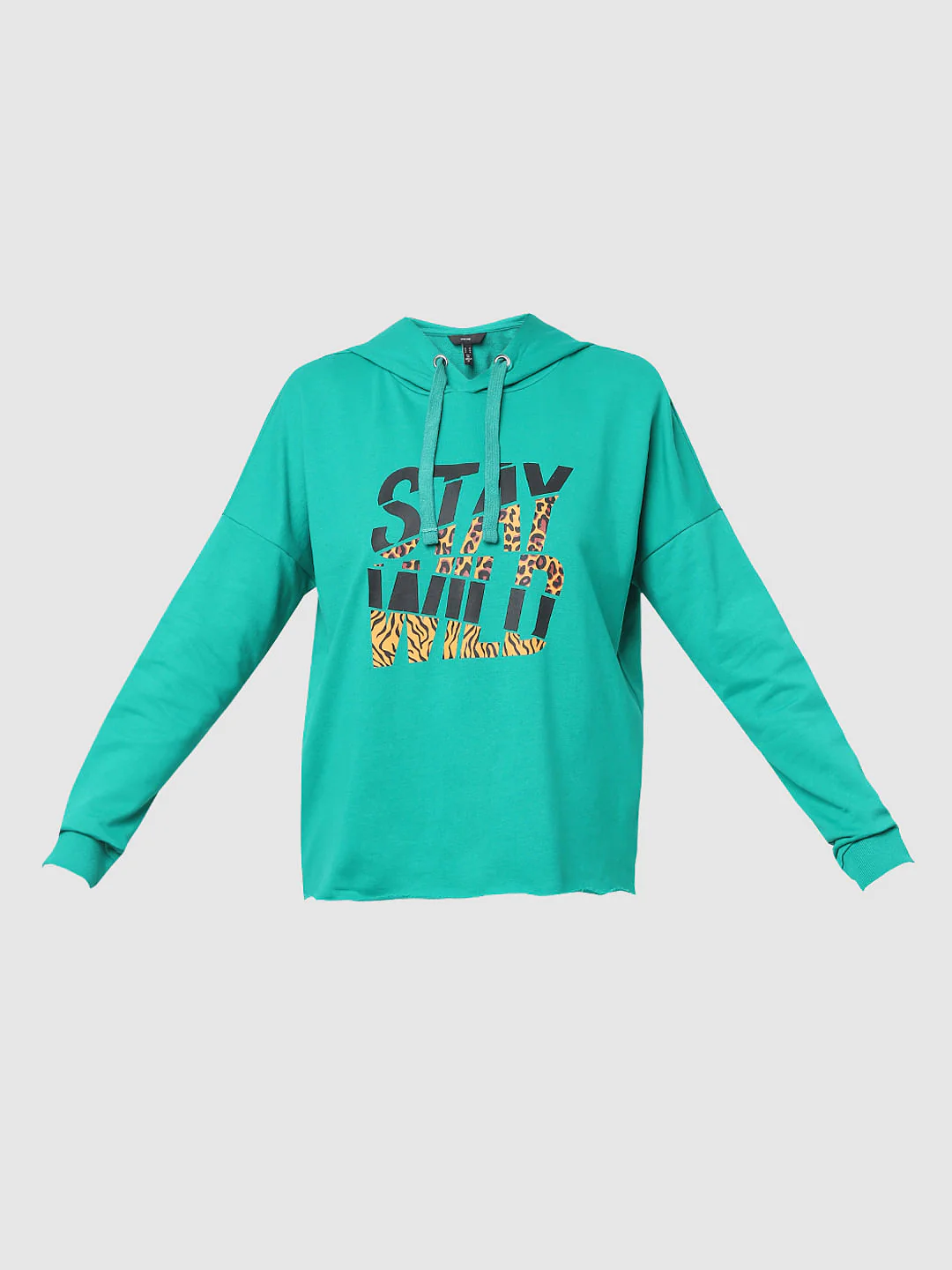 Green Typographic Print Sweatshirt - Image 6