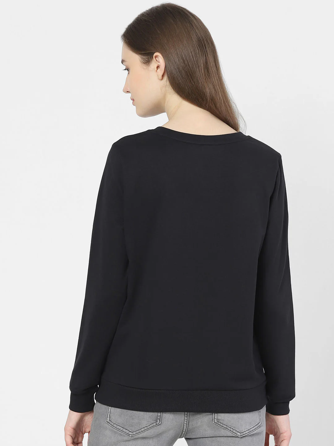 Black Landscape Print Sweatshirt - Image 3