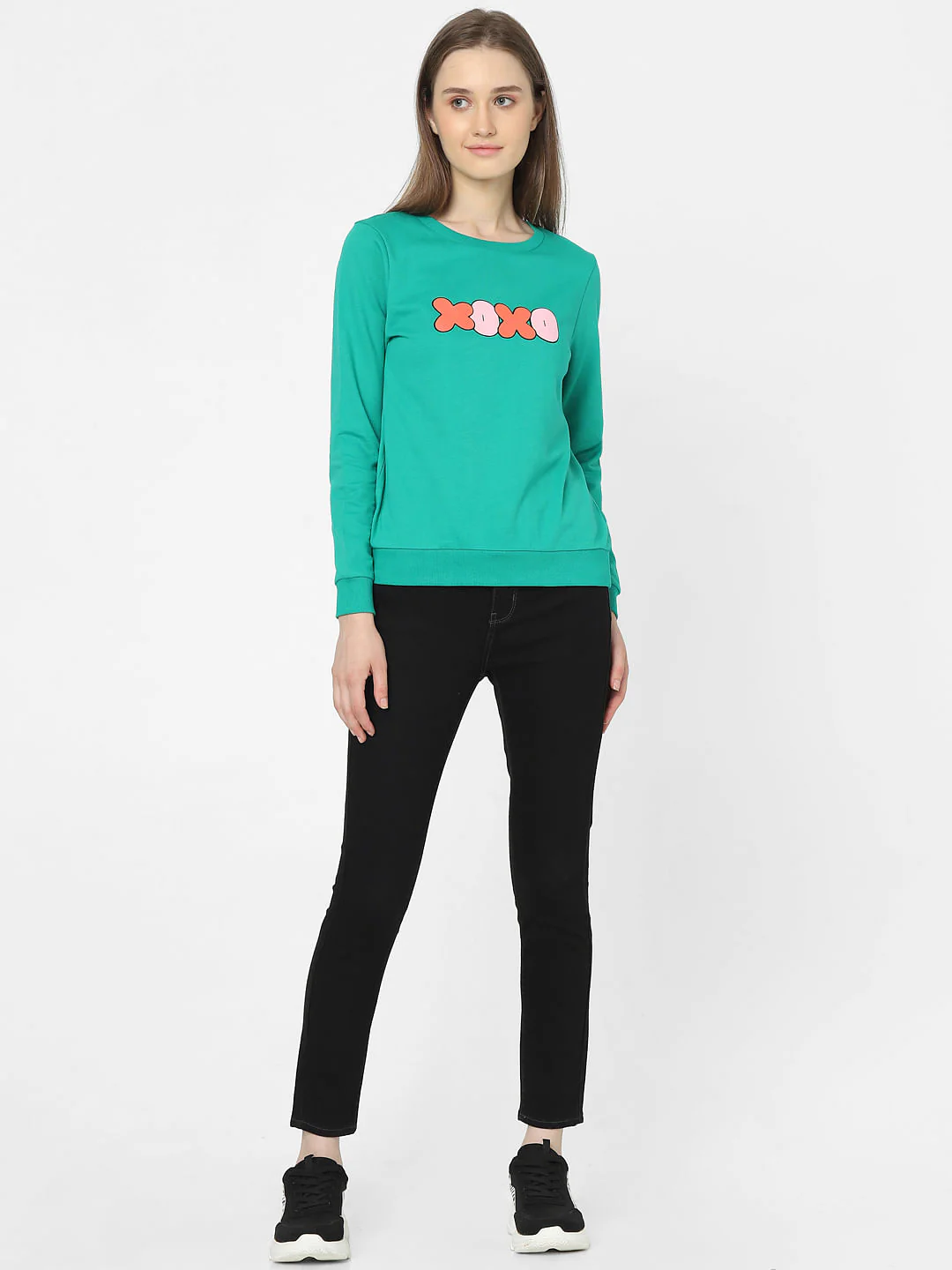 Green Printed Sweatshirt - Image 4