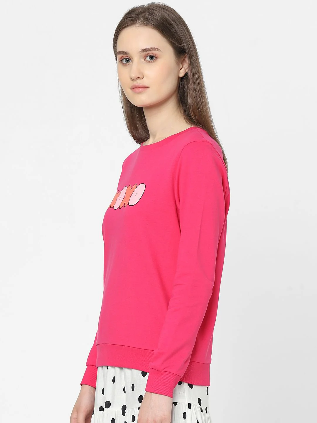 Pink Printed Sweatshirt - Image 2