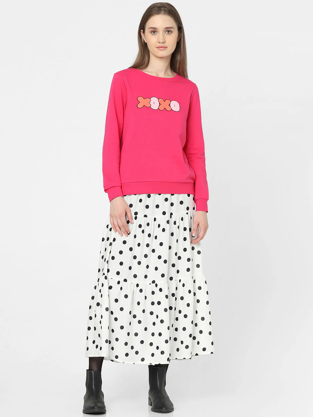 Pink Printed Sweatshirt - Image 4