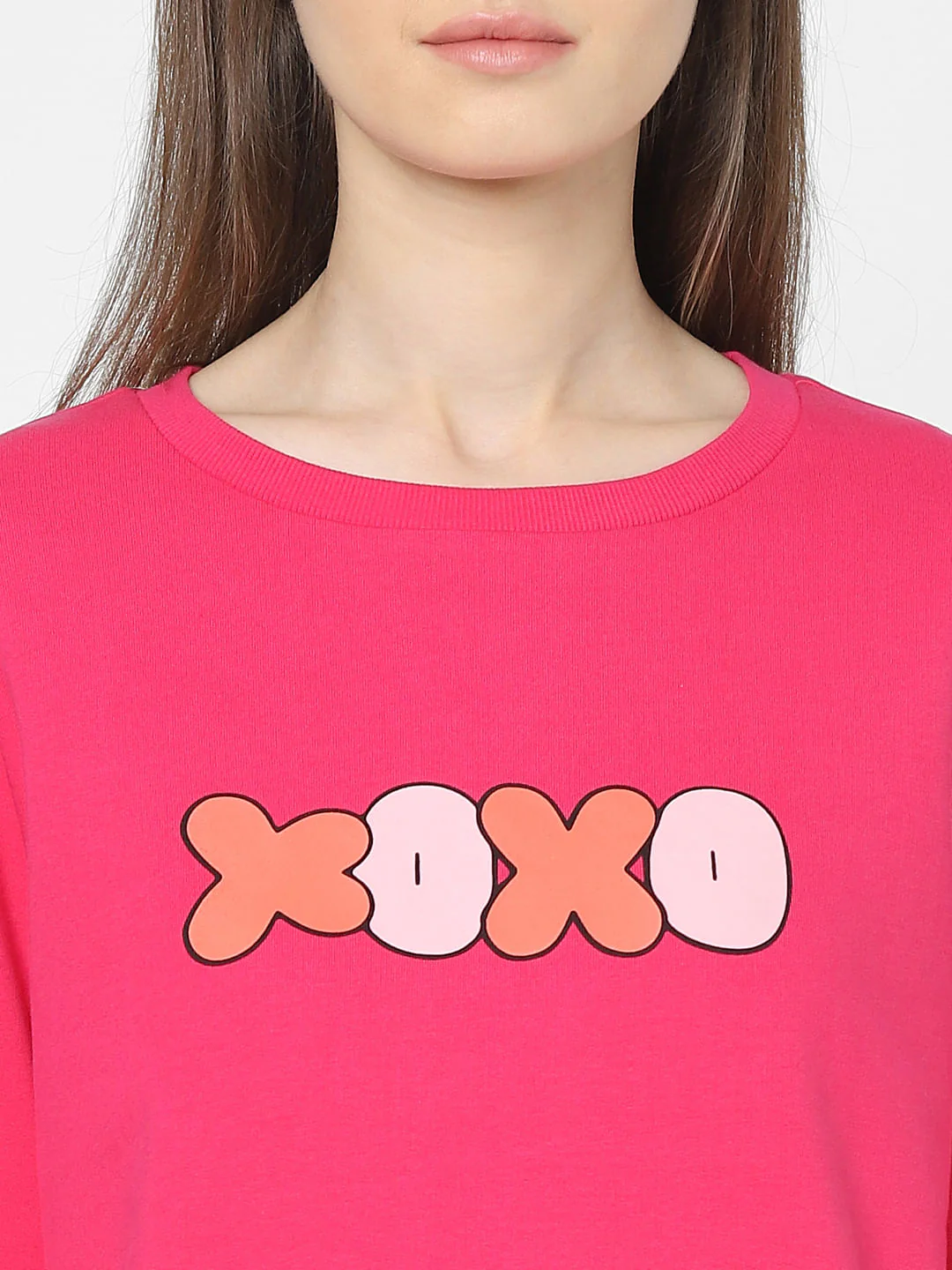 Pink Printed Sweatshirt - Image 5