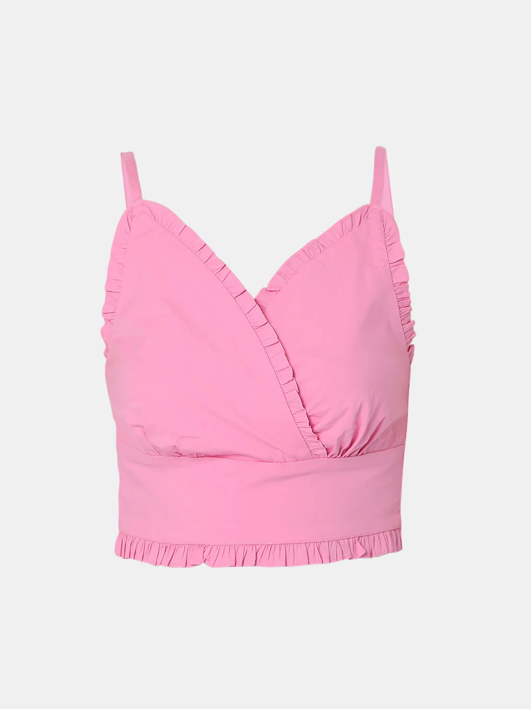Pink Strappy Crop Top - Image 7