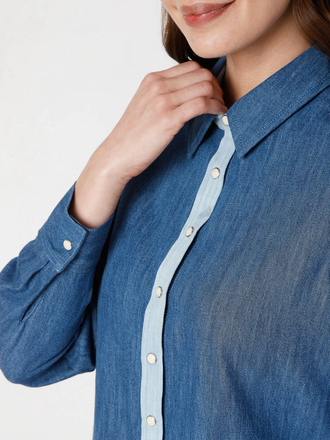 Blue Denim Shirt - Image 6