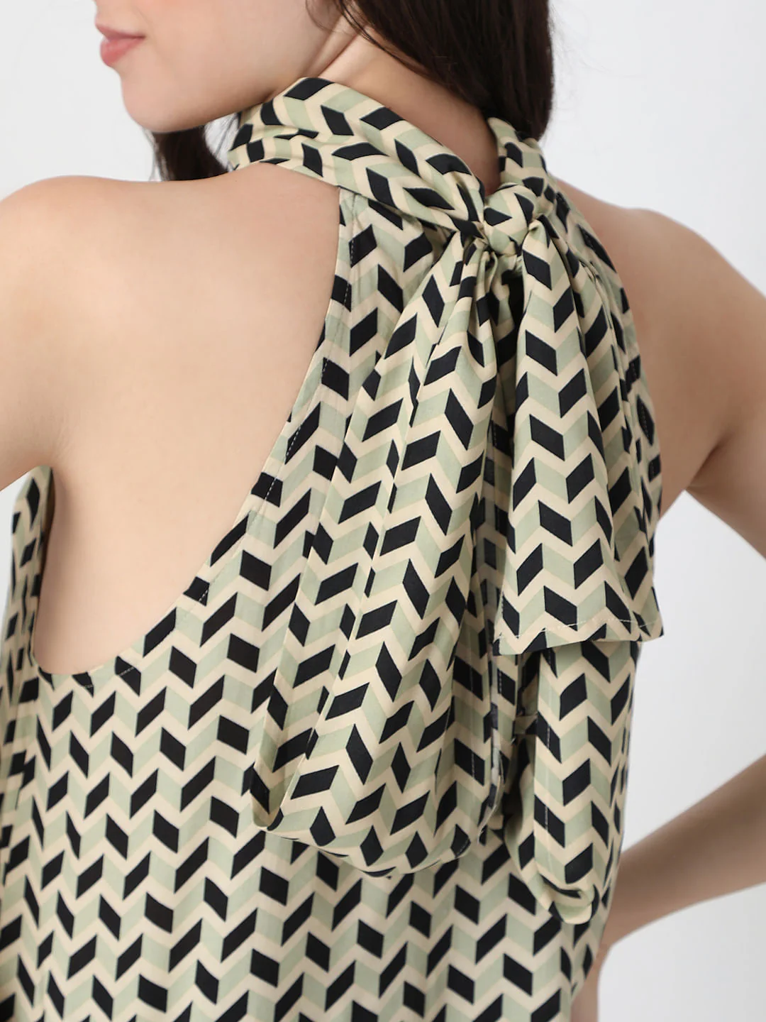 Beige Halter Neck Top - Image 6