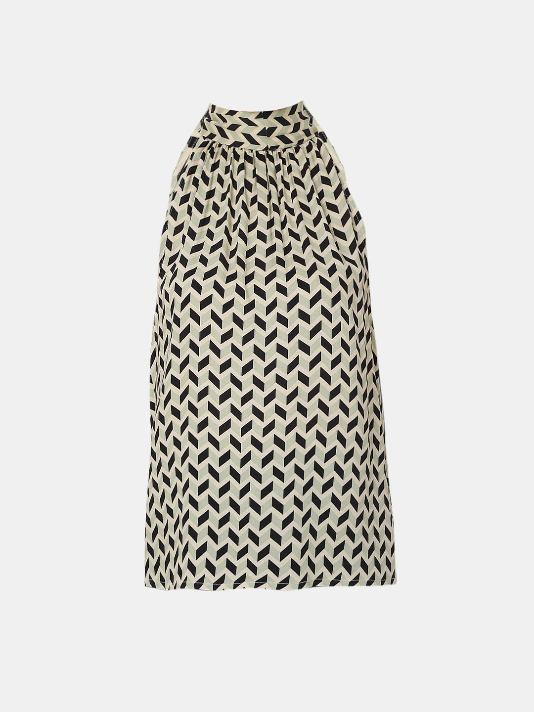 Beige Halter Neck Top - Image 7