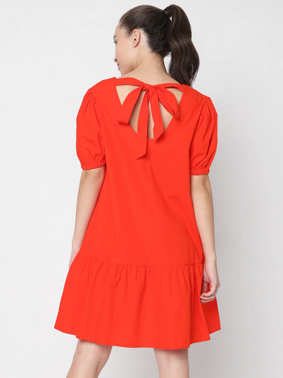 Red Shift Dress - Image 4