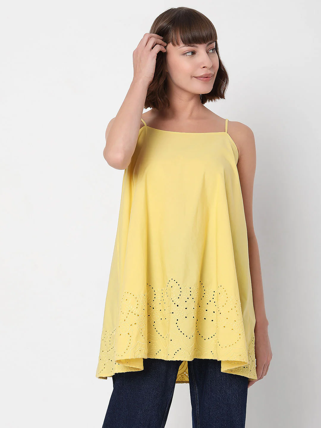 Yellow Schiffli Top - Image 2