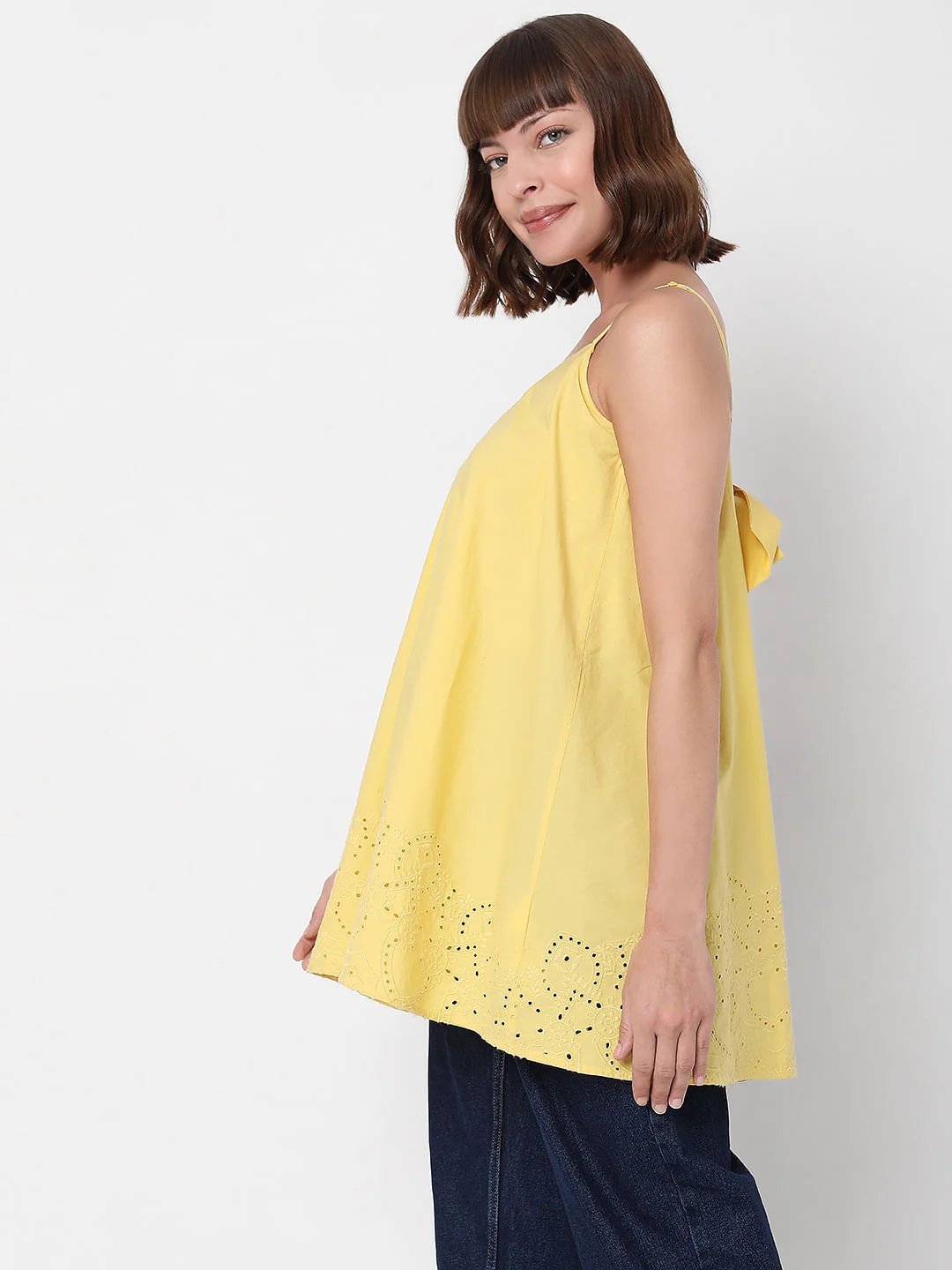 Yellow Schiffli Top - Image 3