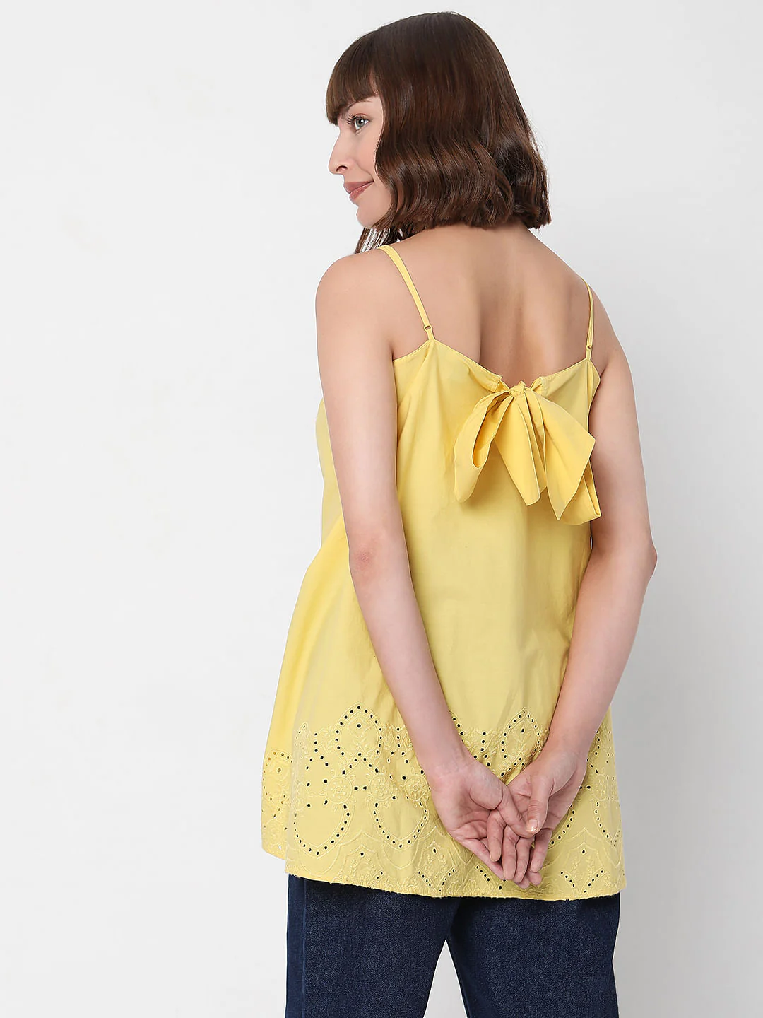 Yellow Schiffli Top - Image 4