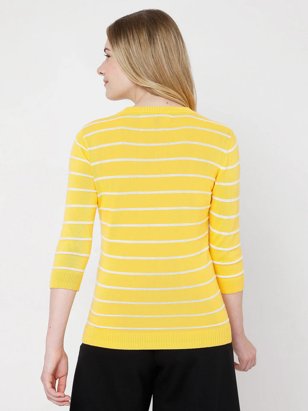 Yellow Striped Pullover - Image 4