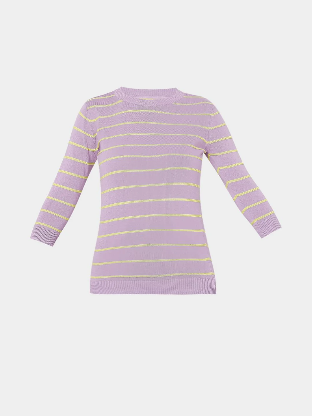 Lilac Purple Striped Pullover - Image 7