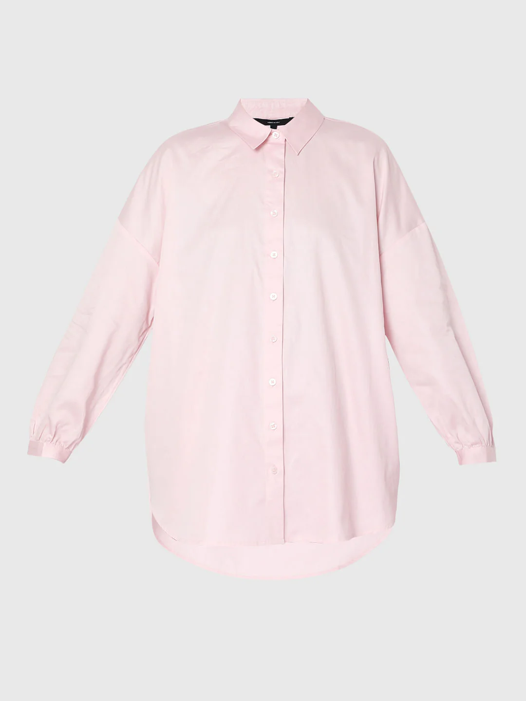 Pink Long Satin Shirt - Image 7