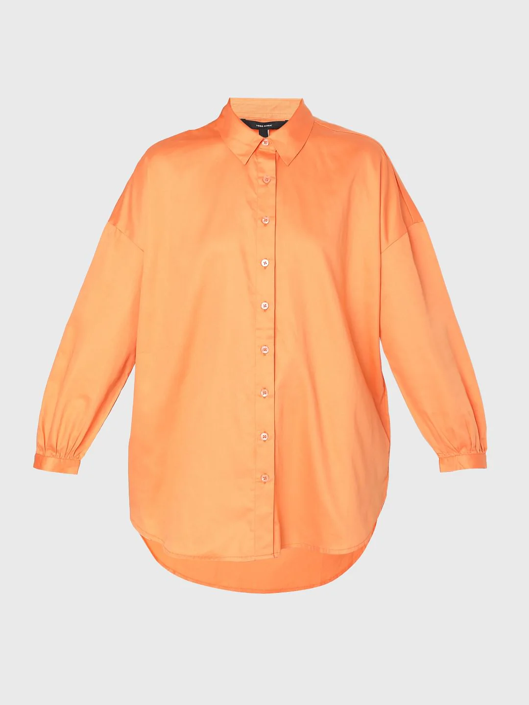 Orange High Low Shirt - Image 7