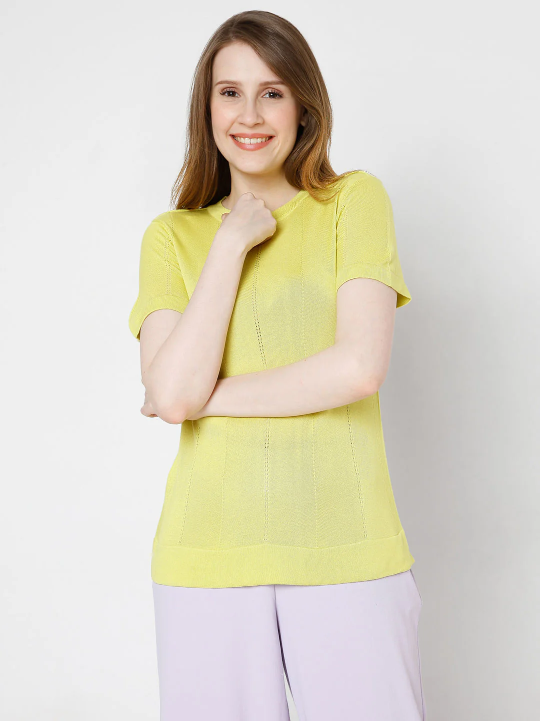 Yellow Knit Top - Image 2