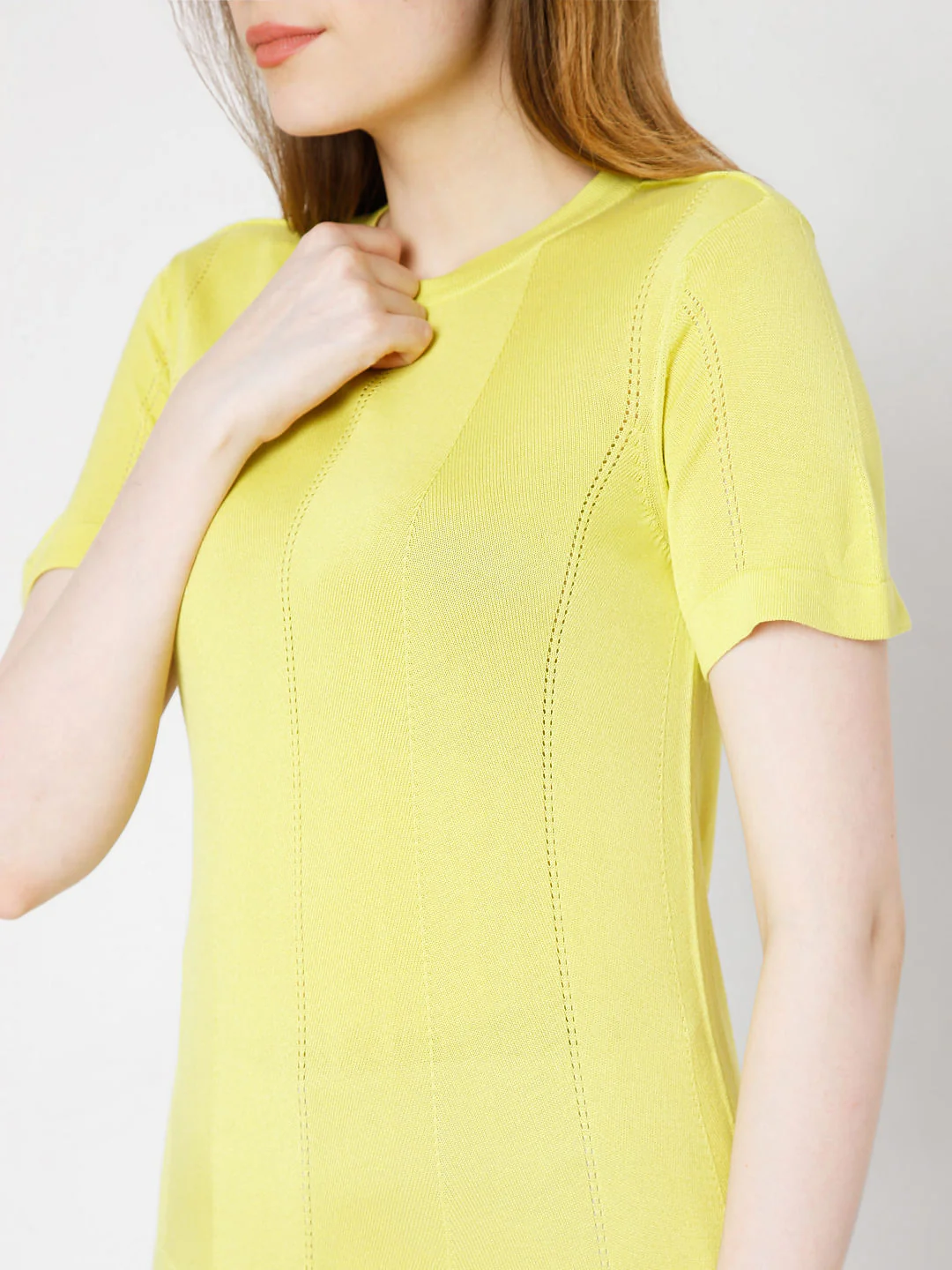 Yellow Knit Top - Image 6