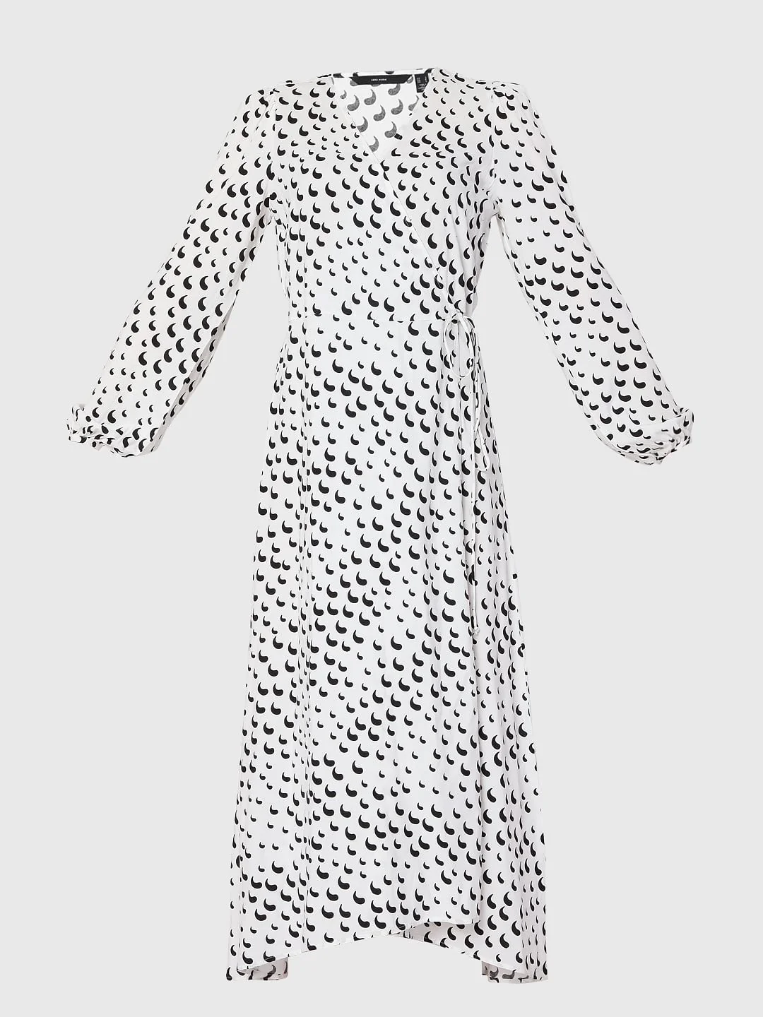 White Printed Maxi Dress - Image 6