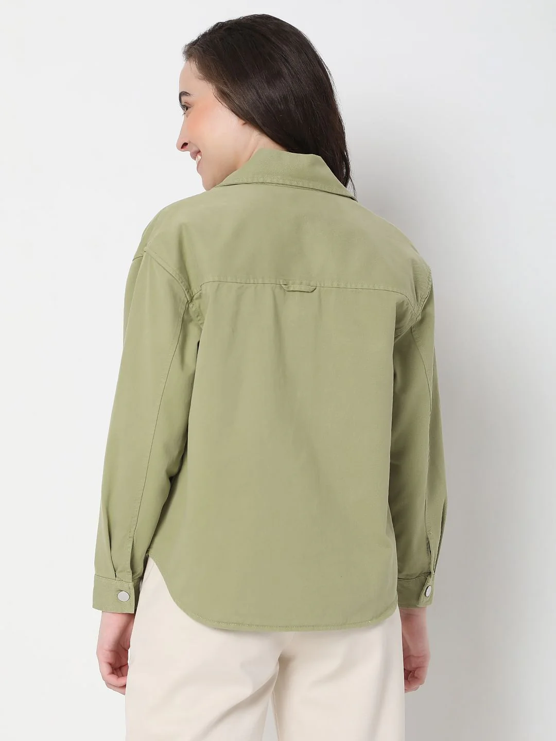 Green Denim Jacket - Image 4