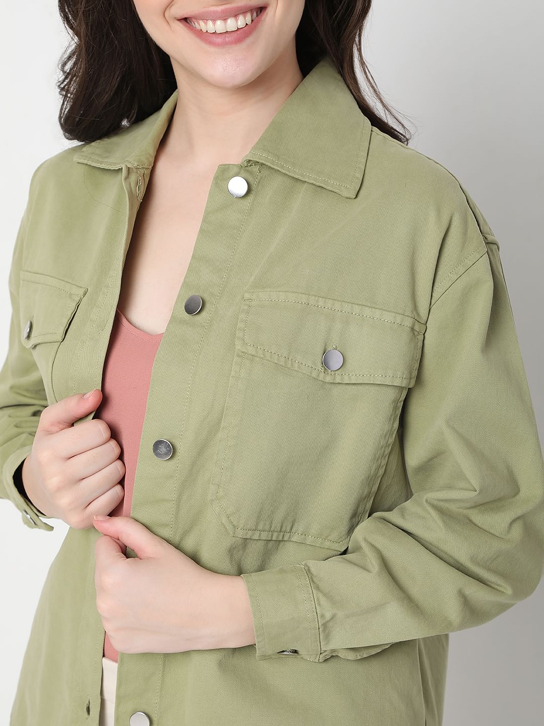 Green Denim Jacket - Image 6