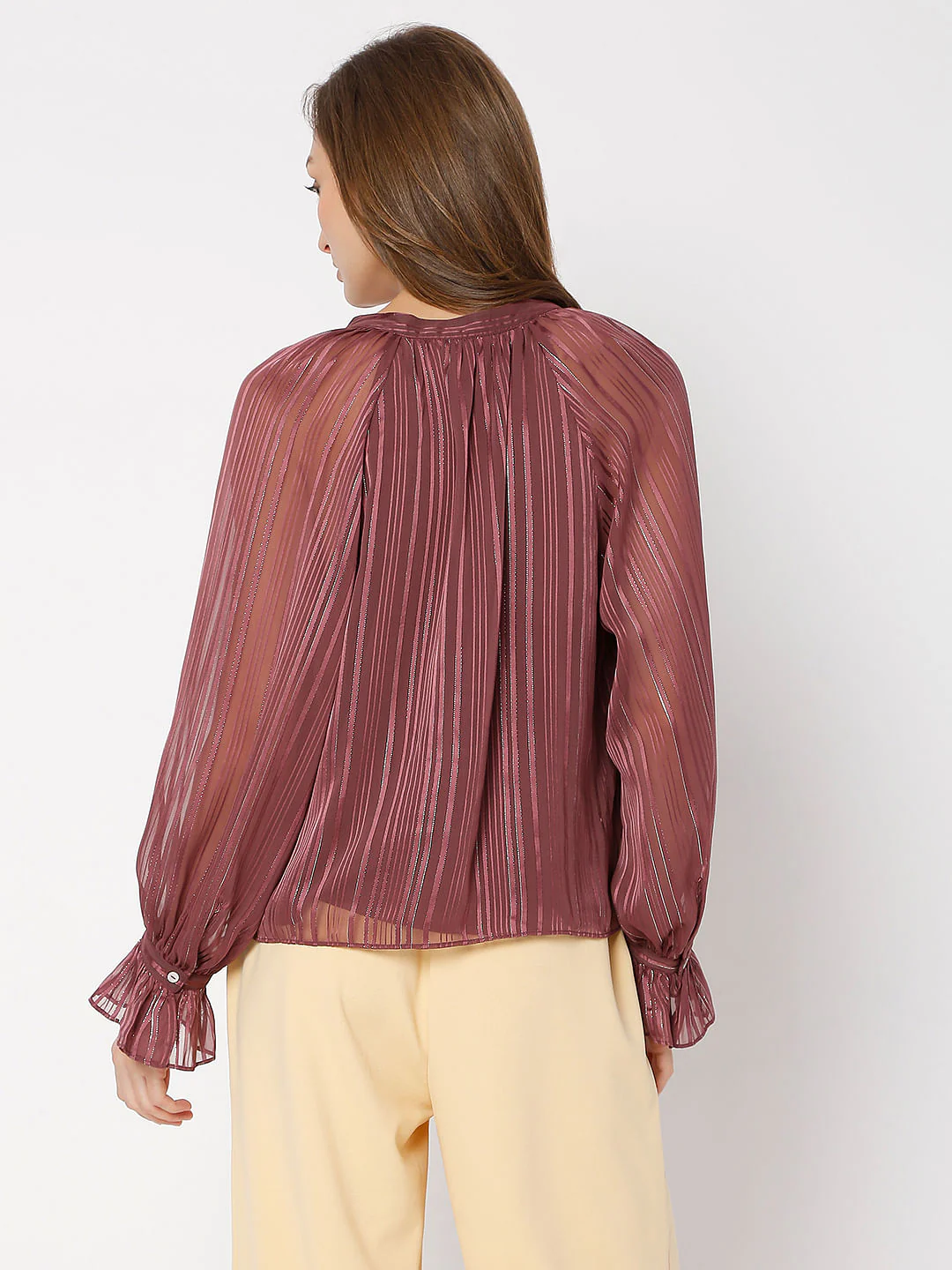 Violet Striped Top - Image 4